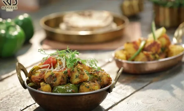 Jeera Aloo and Aloo Shimla Mirch सूखे आलू की 2 सब्जी Recipe - Ranveer Brar