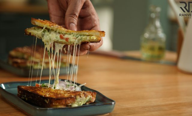 Crispy Masala Cheese Toast  मसाला चीज़ टोस्ट सैंडविच  Cheese Snack Recipe Recipe - Ranveer Brar