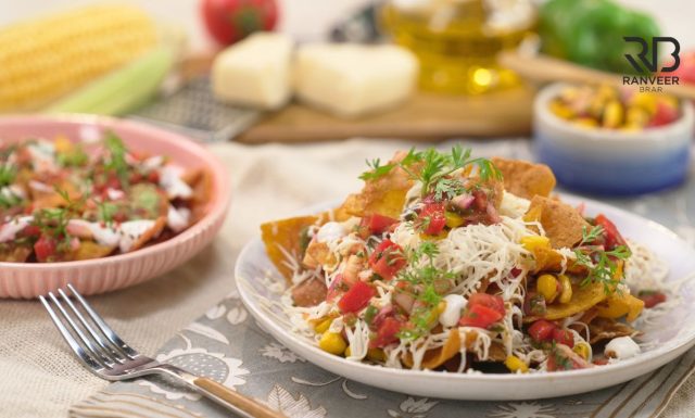 Easy Nachos with Salsa बेसन चीले से चीज़ नाचोस बनाएं घर पर Besan Cheela Nachos Recipe - Ranveer Brar