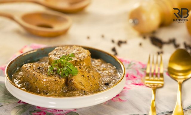 Dum Aloo Kali Mirch दम आलू काली मिर्च Pepper Aloo gravy sabji Recipe - Ranveer Brar