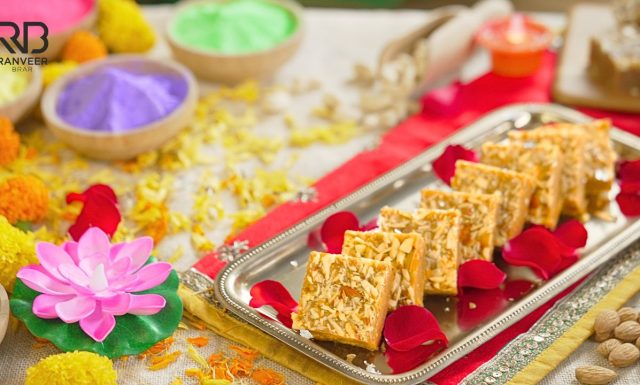 Holi spl Mohanthal होली में बनाएँ ड्राई फ्रूट्स मोहनथाल Dry Fruits Mohanthal Recipe - Ranveer Brar