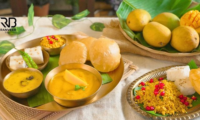 Aamras Poori आमरस पूरी की थाली Aamras Thali Fajeto Bonus recipe Recipe - Ranveer Brar