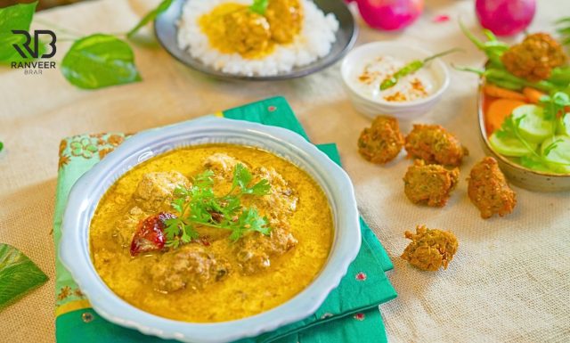 Biji style Kadhi Pakoda पंजाबी कढ़ी पकोड़ा बीजी की Secret रेसिपी कढ़ी Pakora recipe Recipe - Ranveer Brar