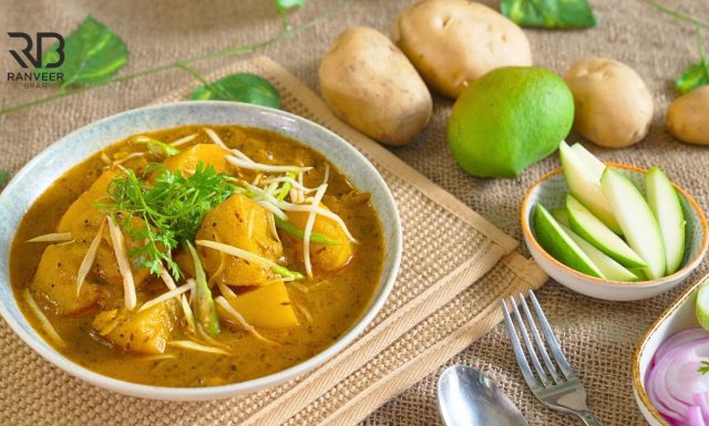 Aloo Aam ki Sabji कच्चे आम & आलू की चटपटी मसालेदार सब्जी Mango Potato Curry Recipe - Ranveer Brar