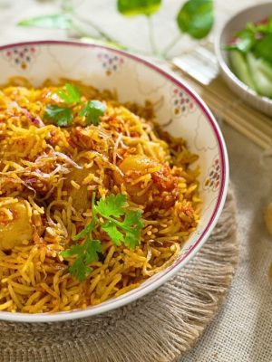 Bohri Style Aloo Biryani 
