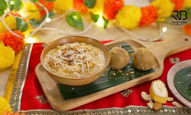 Instant Kheer recipe त्योहार spl झटपट खीर & लड्डू Bonus Ladoo recipe Recipe - Ranveer Brar