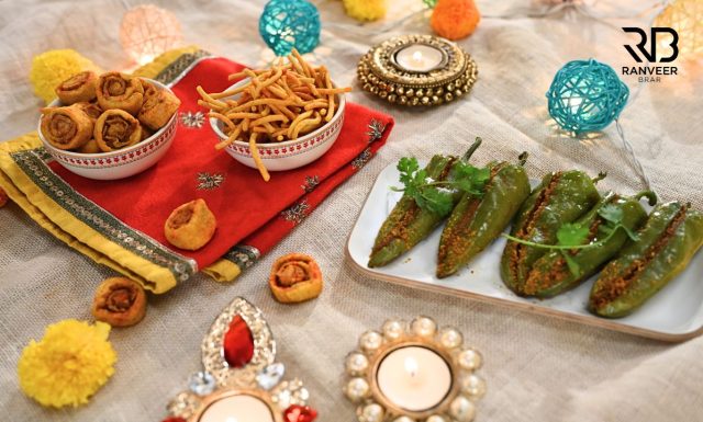 Bharwaan Mirchi बेसन से बनाएँ 3 बढ़िया Snacks Bhakarwadi & Sev bonus Recipe - Ranveer Brar