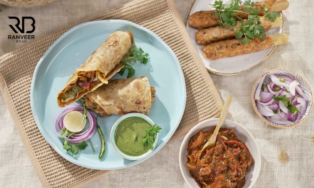 Chicken Seekh Kebab Roll🌯 बिना Tandoor सीख कबाब घर पर Street Style Kathi Roll Recipe - Ranveer Brar