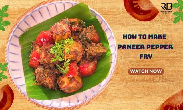 10 mins में Paneer Pepper Fry🌶️ काली मिर्च पनीर फ्राई झटपट Paneer recipe Recipe - Ranveer Brar