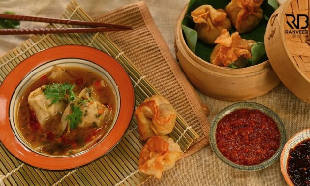 Wonton Soup बारिश के मौसम में बनाएं वॉन्टन सूप Kripsy Wonton bonus Recipe - Ranveer Brar