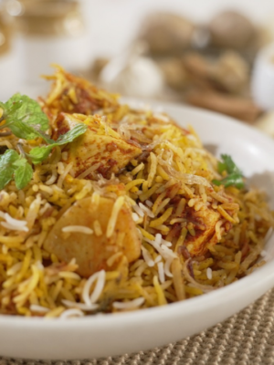 Aloo Paneer Biryani