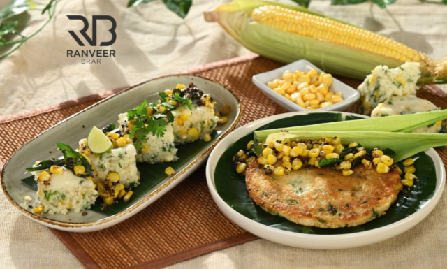 नाश्ते में बनाएं आसान ढोकला | 2 Spl Tiffin recipes | Corn Dhokla & Uthappam Recipe - Ranveer Brar