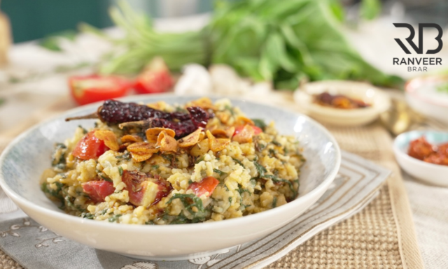 Lasooni Palak Khichdi Recipe | पालक और लहसुन वाली खिचड़ी Recipe - Ranveer Brar